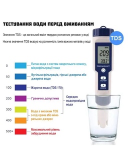 Аналізатор якості води 5в1