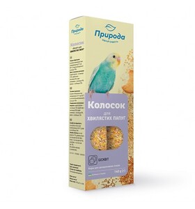 Колосок Природа "Бісквіт" для хвилястих папуг 140 г