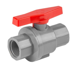 Кран кульовий рівнопрохідний, РВ 1 1/4", для труб ПВХ PN10, DSRA10V1SF114F114