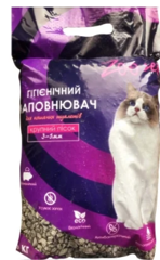 Наповнювач для котячого туалету ZOOset бентонітовий (крупний пісок), 5 кг