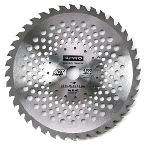 Диск для тримера з твердосплавними напайками 40Т Curved *830804