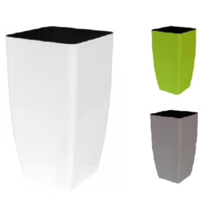 Вазон Квадро 16х16х30 (граніт/какао/капучино)